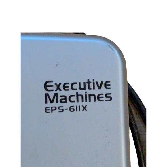 Executive Machines 6-sheet Crosscut Paper Shredder EPS-611X Parts Or Repair - Picture 2 of 7